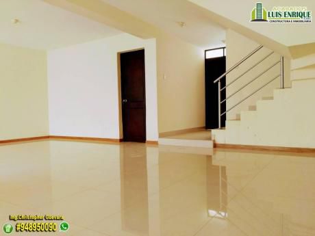 Casa 02pisos, 160 M2,260 M2,03 Hab, En Urb. Santa Edelmira (colegio Alfred Nobel)