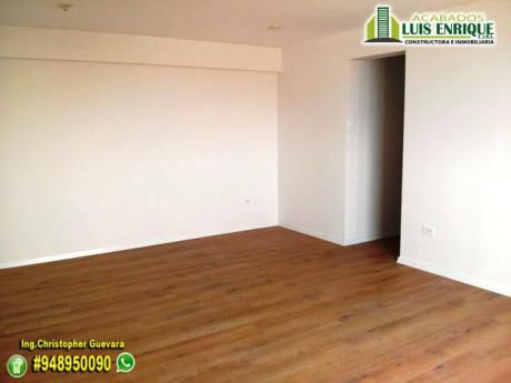 Esteno, Ascensor, 92 M2, 03 Hab. 8vo Piso. Urb. Santa Ines (hospital Primavera)