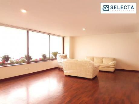 Departamento Sin Muebles Frente Al Mar De 200 M2, 3 Dorm. En Miraflores