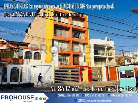 En Venta:ocasión Urb. Santa Edelmira/california Ac. 84.12 M2 (primer Piso)