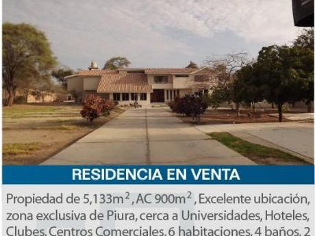 Venta Hermosa Mansión, Urb Chipe, Piura, Entre U Priv De Piura Y Hotel Rio Verde