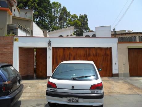 Excelente Casa En Alquiler En Surco, Buena Ubicacion