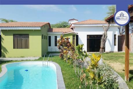 Alquiler De Bonita Casa En Los Ejidos - Piura | At. 754 M2.