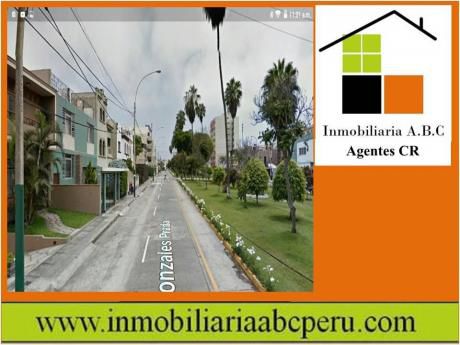 Venta Casa - Terreno; Alt. 3 Javier Prado Oeste