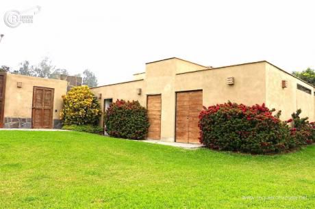Magnífico Terreno En Cieneguilla Con Casa De Campo!