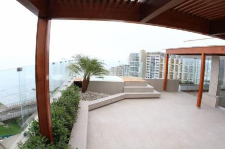 580 M2 Miraflores Malecon Penthouse Con Vistas Increíbles