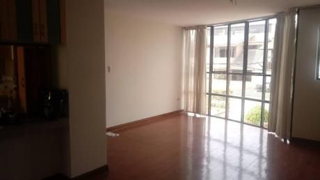 Alquilo Departamento En San Borja, Segundo Piso, Amplio E Iluminado