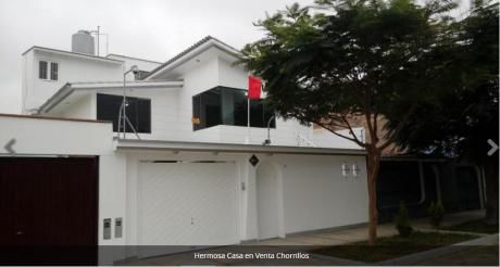 Hermosa Casa En Venta Chorrillos
