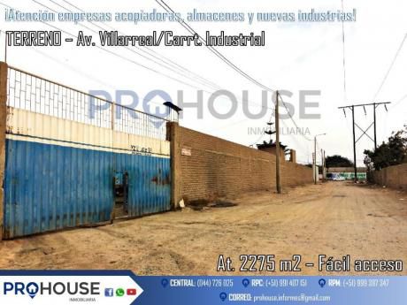 Remato ($360 M2): Terreno En Semi - Rústica El Bosque A. T. 2275 M2