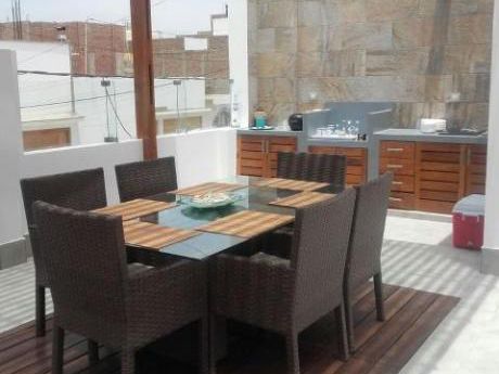 Alquilo Casa Playa Punta Hermosa De Estreno 5 Dorm $2200 Terraza Bbq