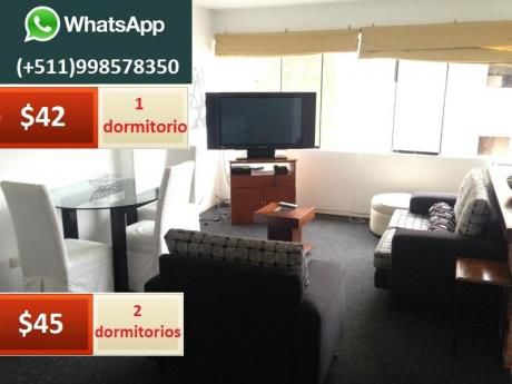Departamentos En Miraflores Desde $42 Por Dia 1 Dorm / $45 Por 2 Dorms