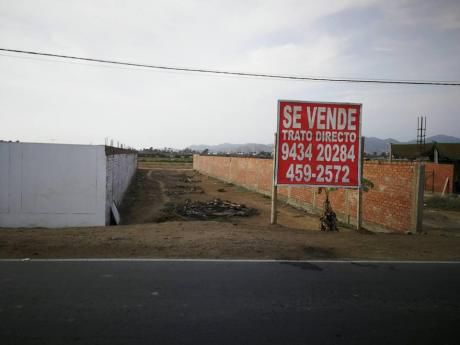 Remato Terreno En Venta K. 101 Panamericana Playa Asia