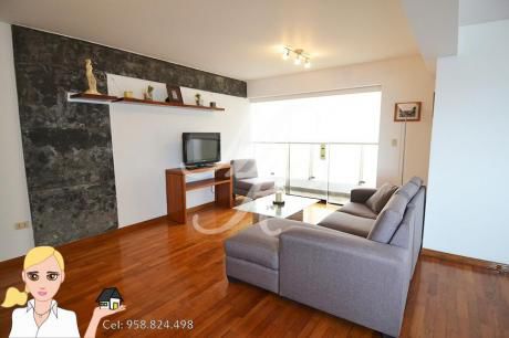 Lindo Departamento Amoblado 3 Dorm. Frente Al Mar