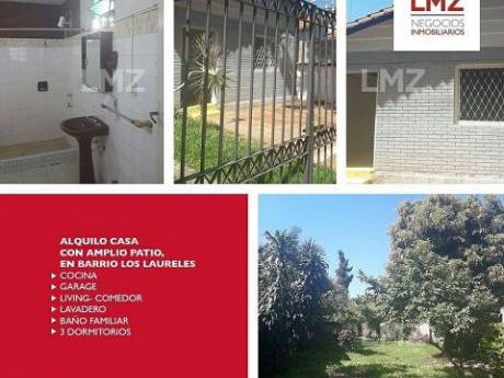 Alquilo Casa En Barrio Los Laureles