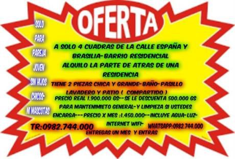Tipo Casita Ideal Para Pareja Joven, Se Alquila Asi Como Esta--