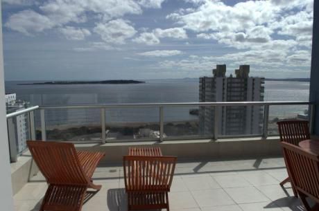 Venta Apto Pent House, Playa Mansa, Vista Al Mar, 3 Dormit
