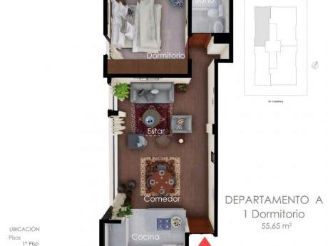 Departamento en venta en Achumani