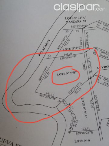 VENDO 3 HAS EN NUEVA FORTUNA, HERNANDARIAS, SOBRE EL RÍO ACARAY!! — foto 2