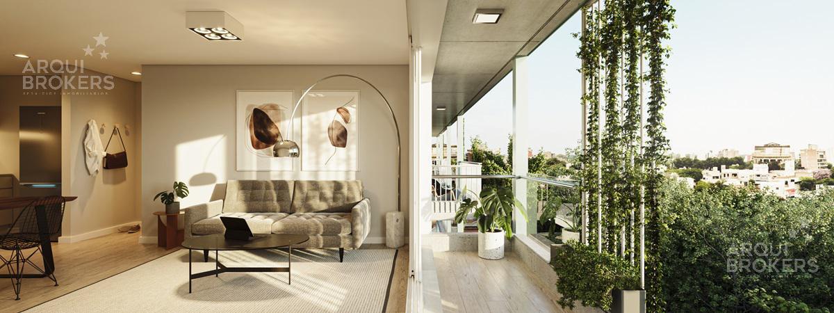Apartamento  monoambiente en venta en Tres Cruces - 1008