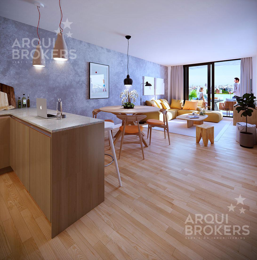 Apartamento de un dormitorio en venta en Pocitos - 502