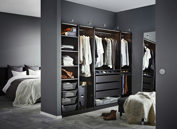 Cómo crear un vestidor en un hogar pequeño