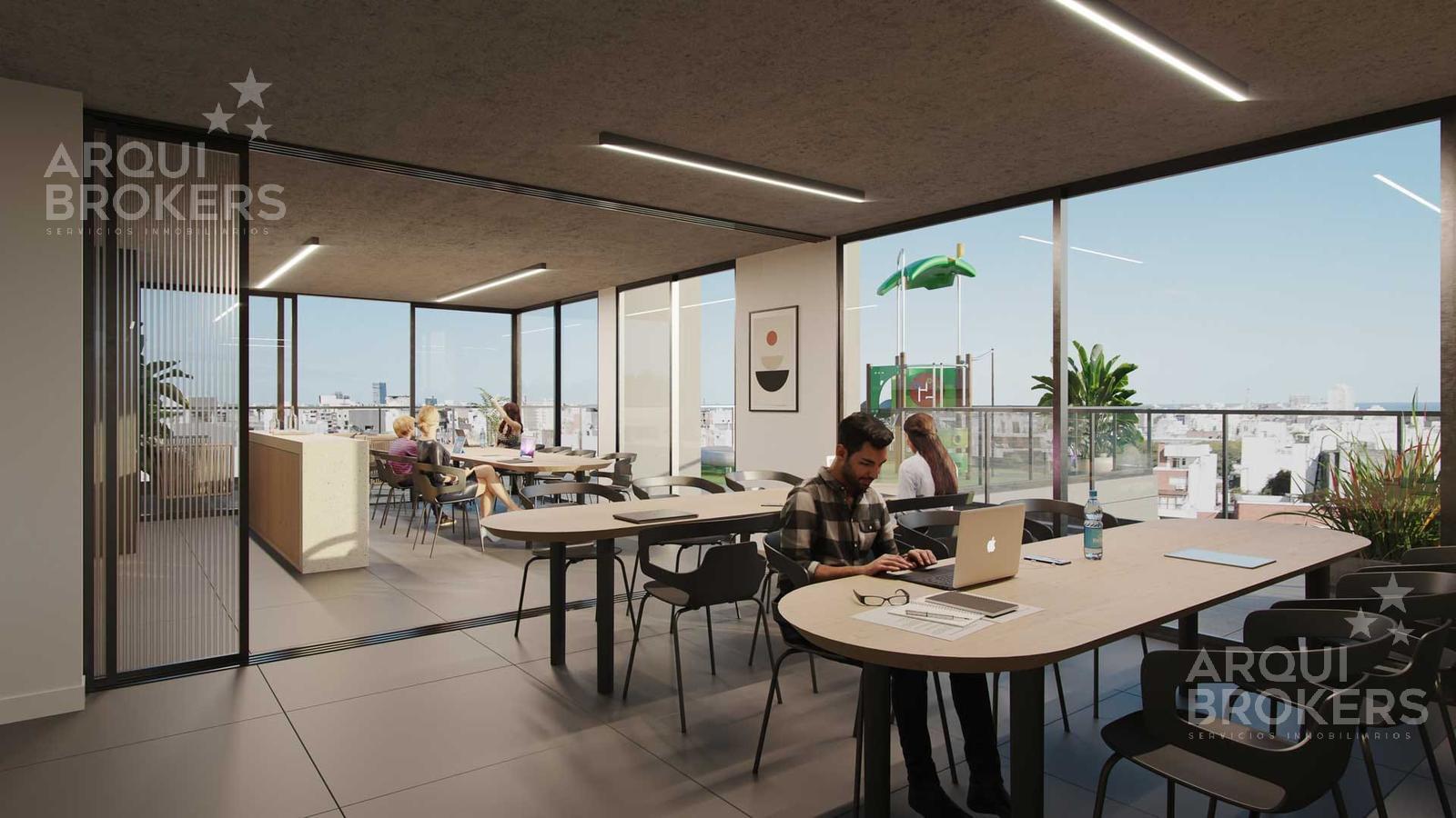 Venta apartamento monoambiente en Cordón - 102