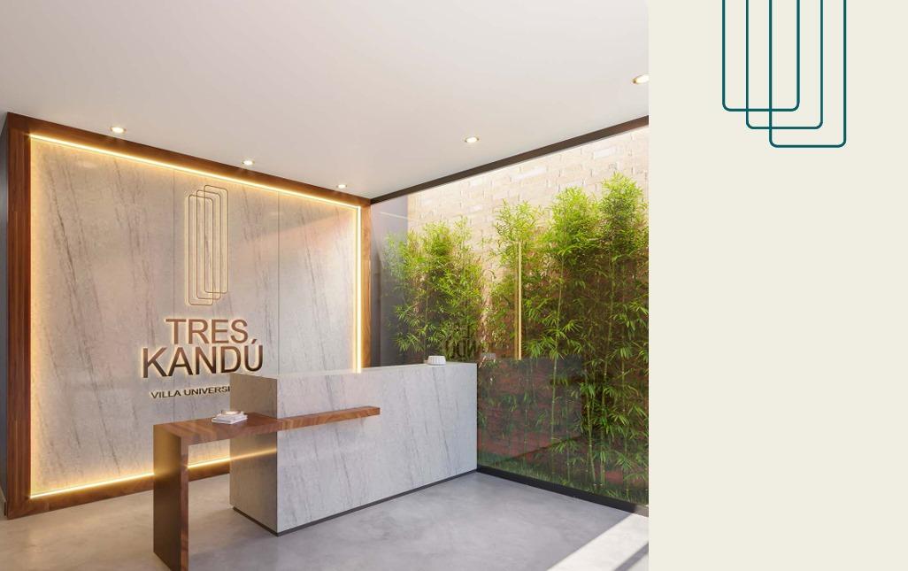 Departamento en venta monoambiente en Fernando de la Mora Zona Norte edificio 3 Kandú — foto 2