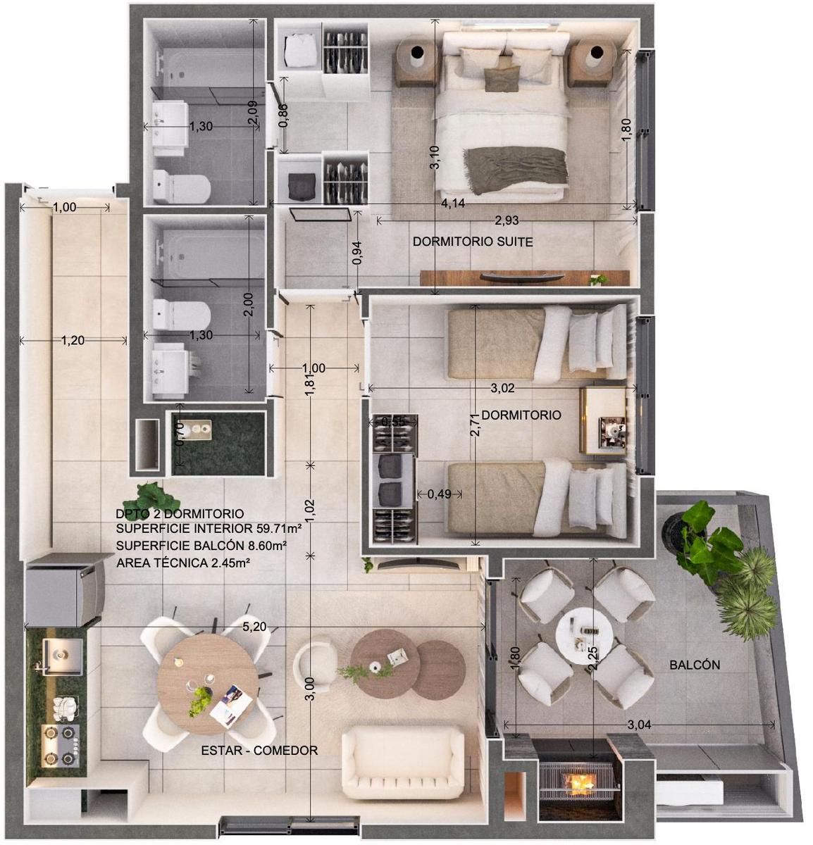 Departamento en venta en Herrera, Asunción — foto 2