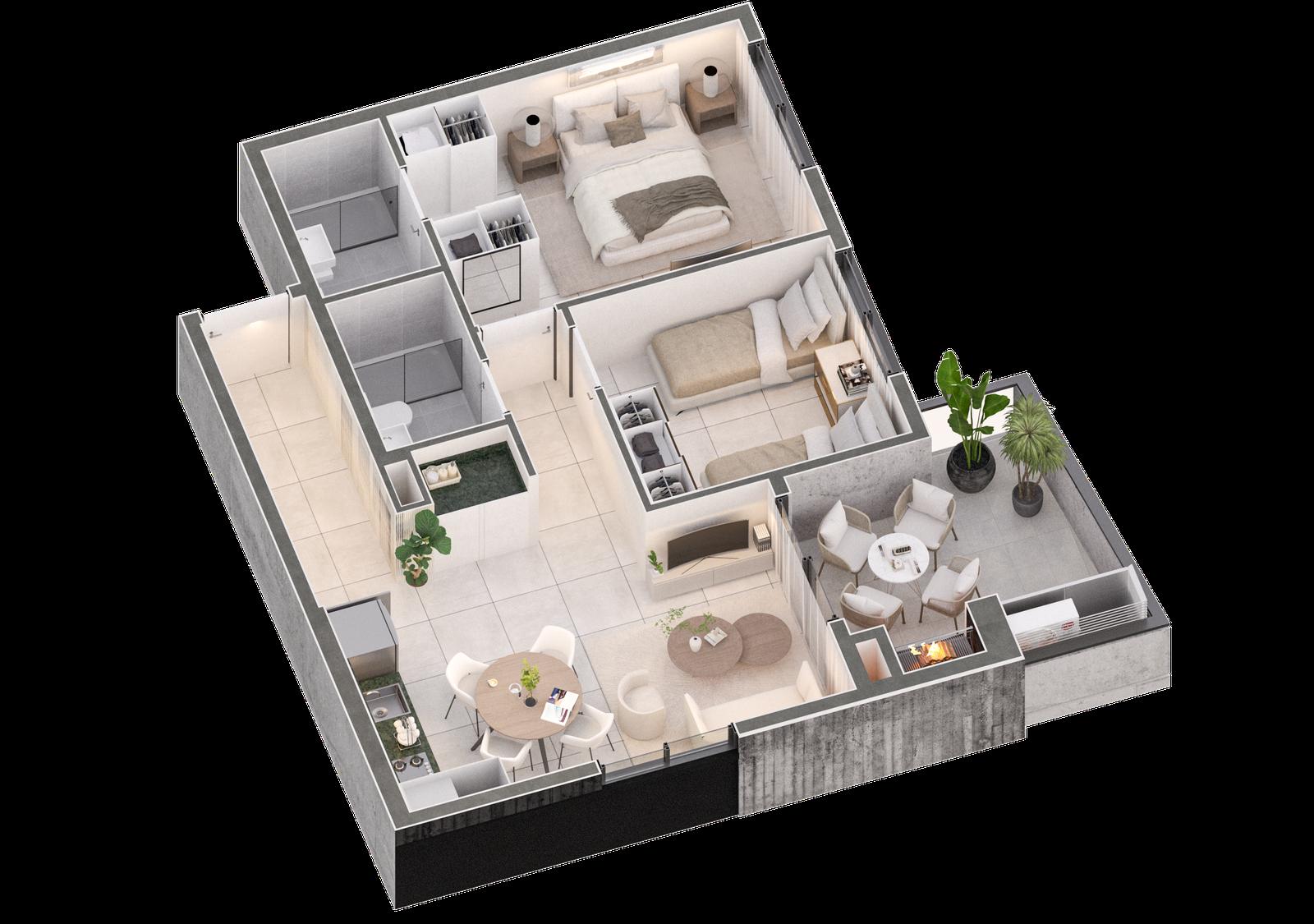 Departamento en venta en Herrera, Asunción — foto 3
