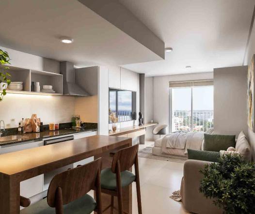 Departamento en venta monoambiente barrio Herrera Asunción Edificio Invicta Herrera — foto 3