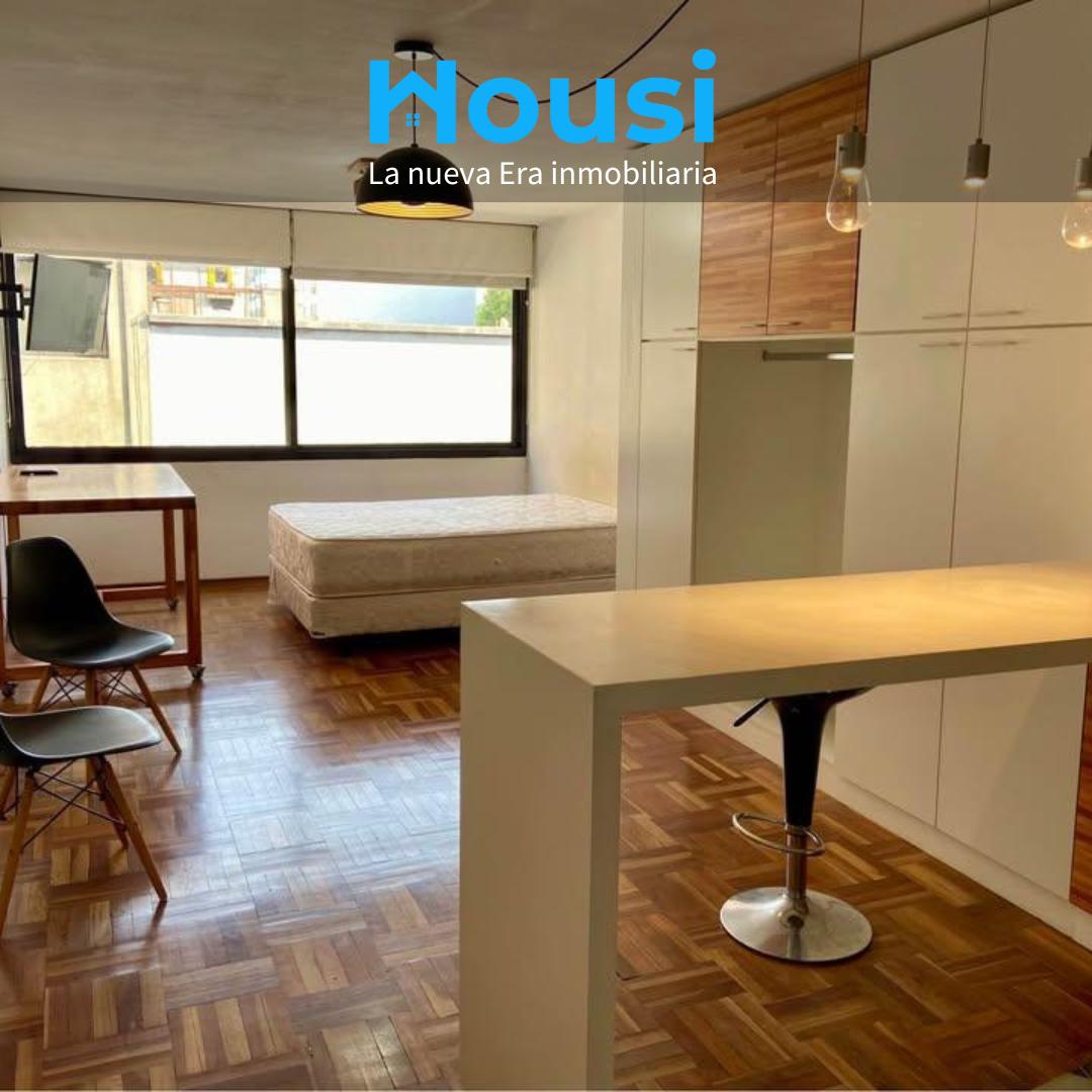 Apartamento en alquiler monoambiente amoblado precio incluye wifi y luz, corazon de cordón
