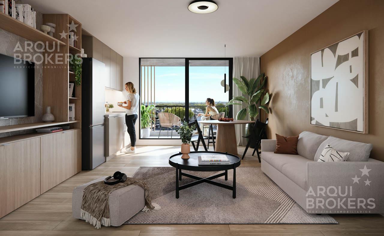 Apartamento de un dormitorio en venta en Tres Cruces - 313