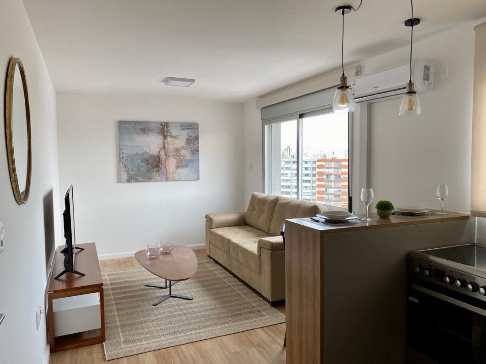 Departamento de 1 dormitorio amoblado en Pocitos Nuevo