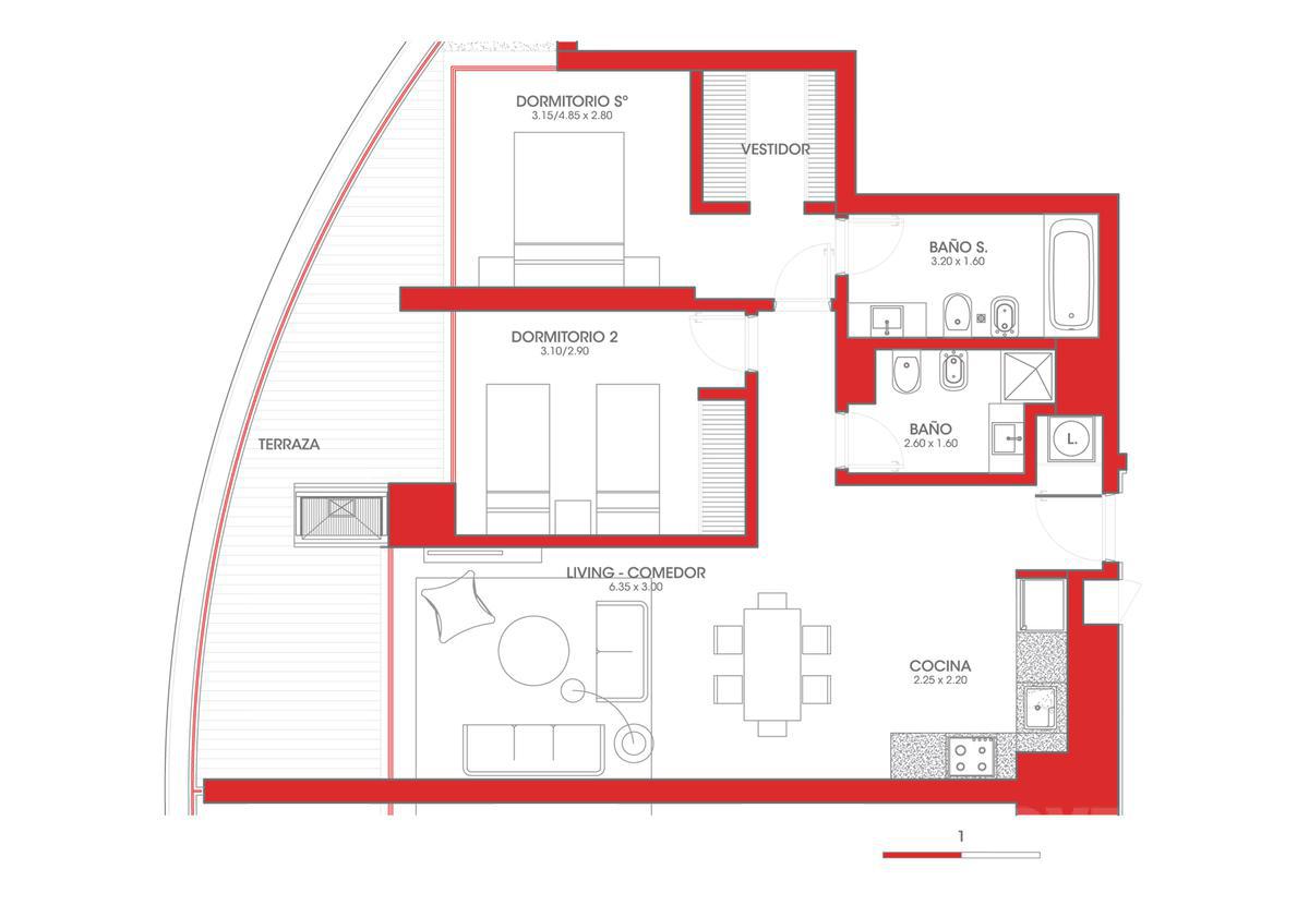 Venta o Alquiler espectacular Apartamento  2 dormitorios  - Parque Miramar · Foto 8