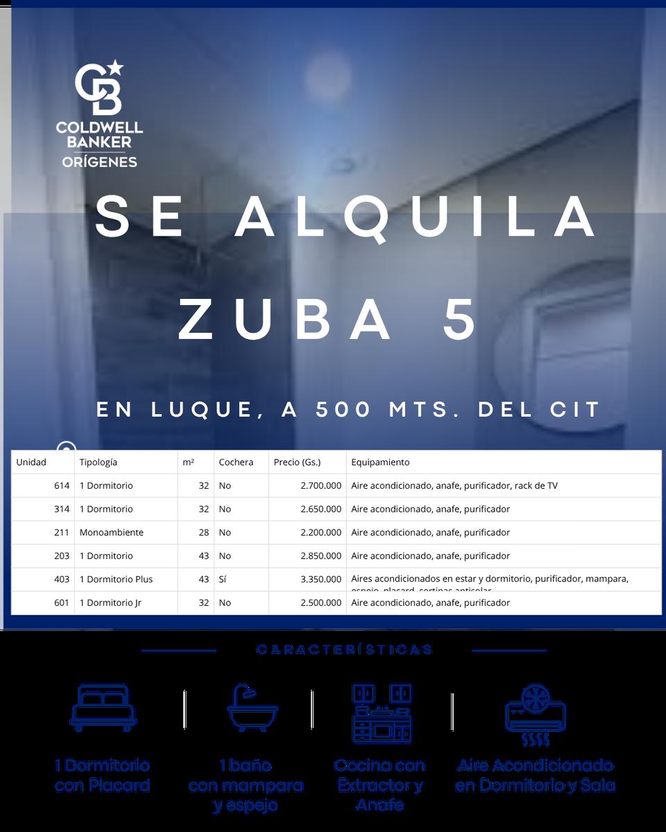 Departamento en Zuba 7 1 Dormitorio — foto 2