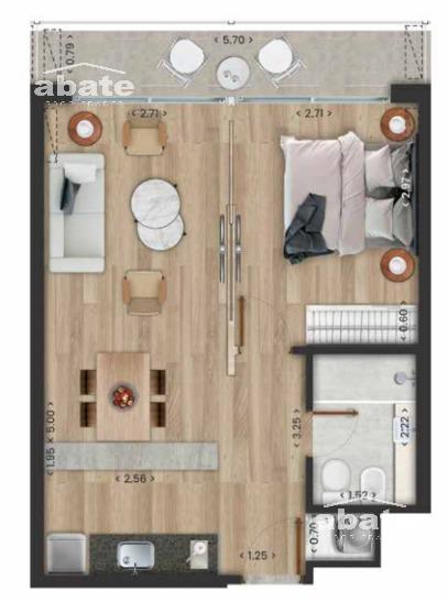 Venta apartamento 1 Dormitorio en La Blanqueada - Vista