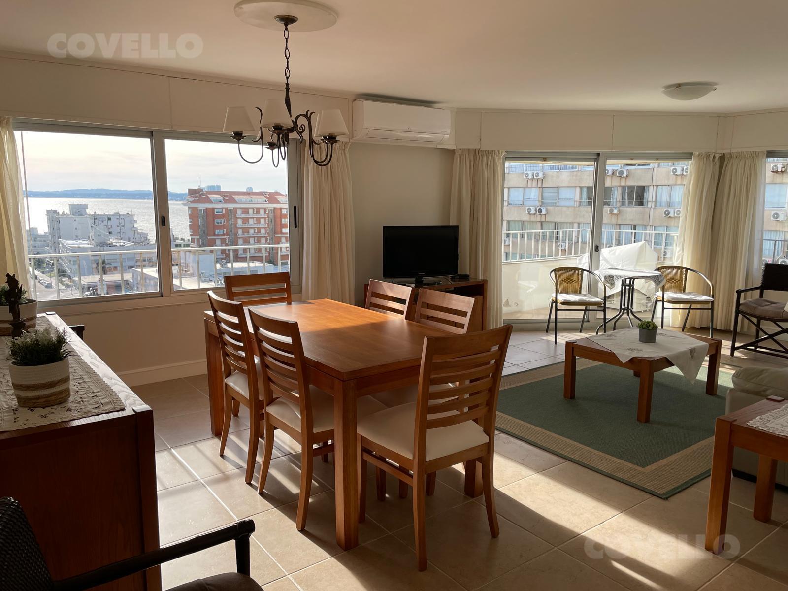 Departamento 3 dormitorios   dependencia y 2 cocheras en la Península