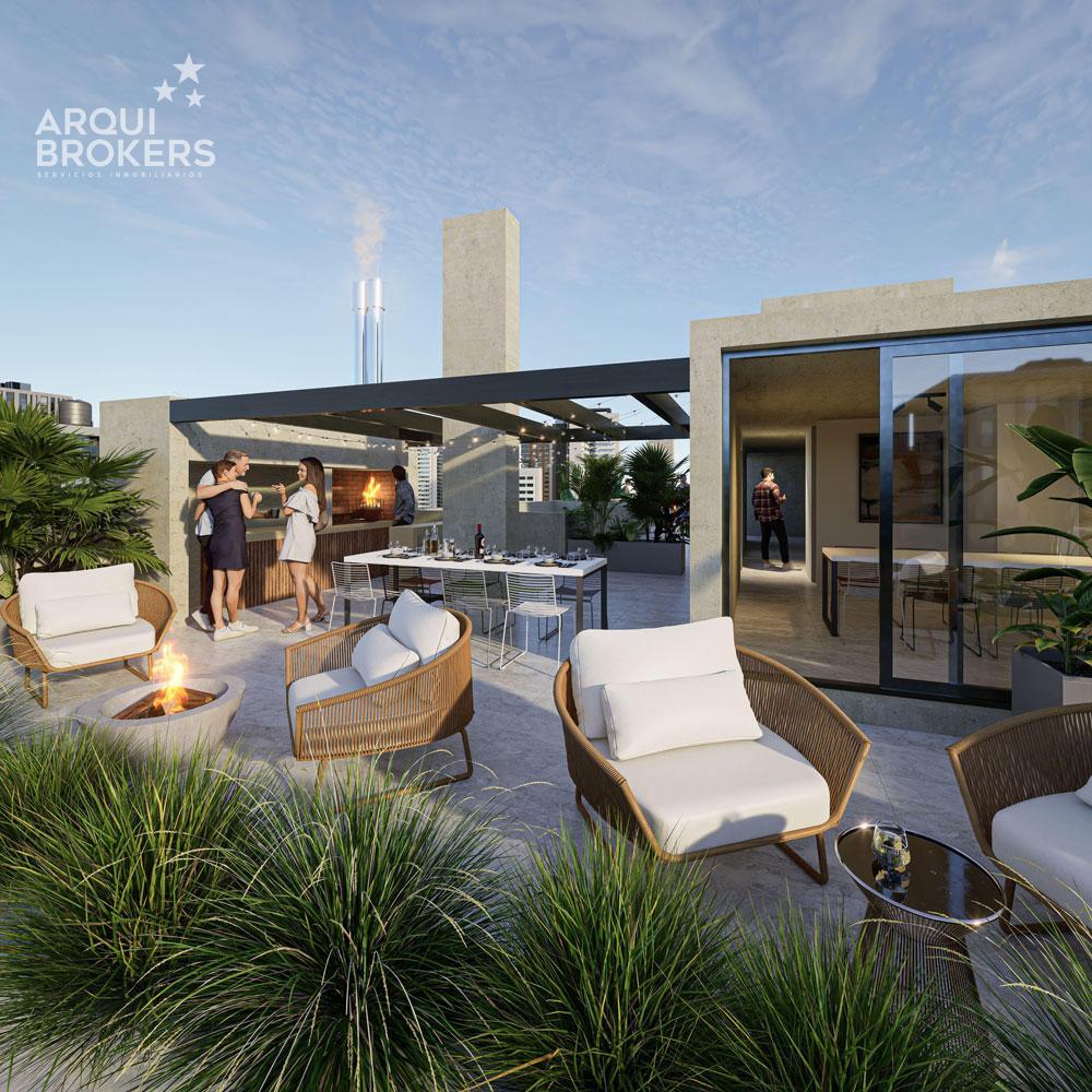 Apartamento de un dormitorio con patio en venta en Pocitos - 101