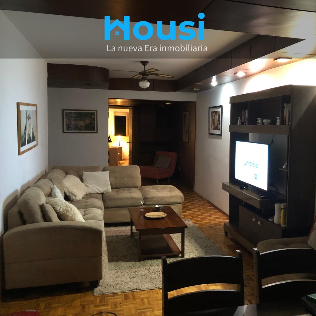 Alquiler Apartamento 2 dormitorios amoblado y con vista al mar, piso alto en hermosa zona de Pocitos