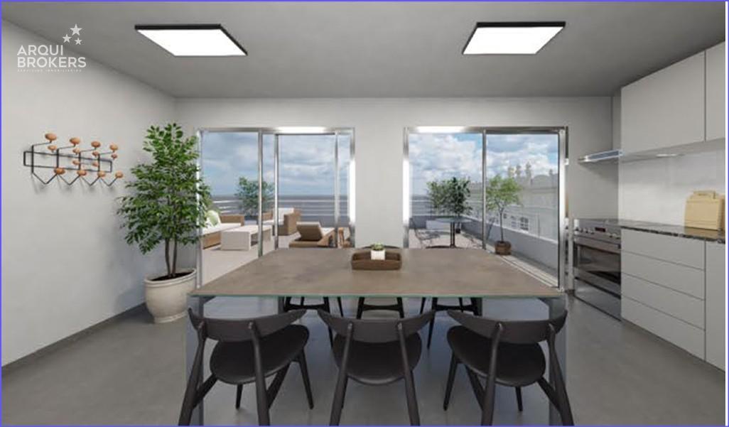 Apartamento penthouse monoambiente en venta en Cordón Sur - 401