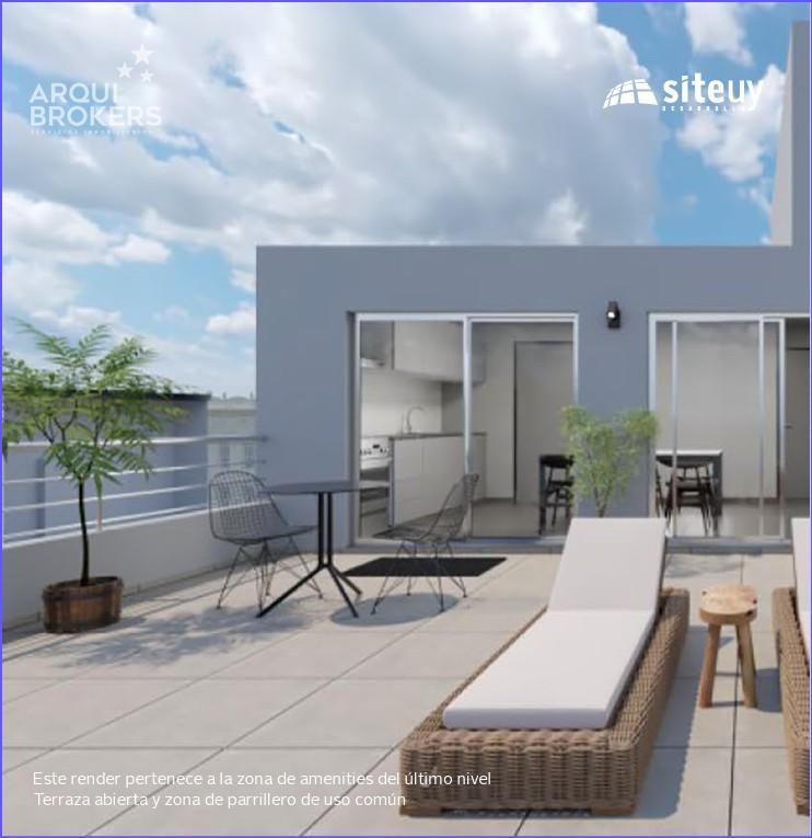 Apartamento de un dormitorio con patio en venta en Cordón Sur - 104