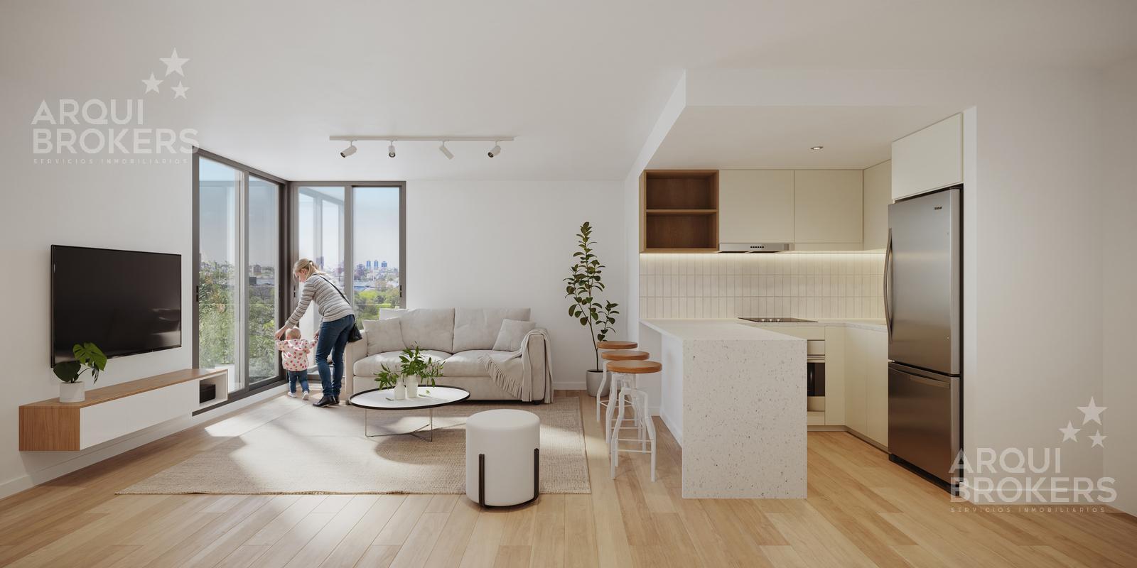 Apartamento de dos dormitorios en venta en Tres Cruces - 701