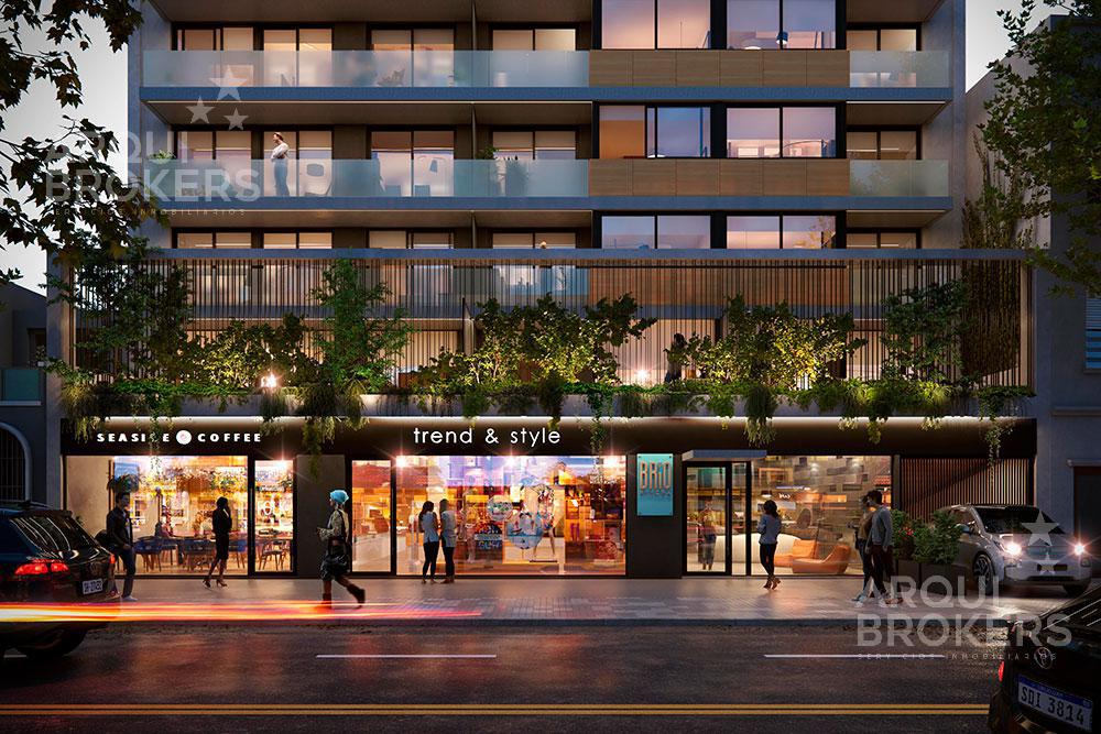 Apartamento penthouse de un dormitorio en venta en Pocitos - 1002