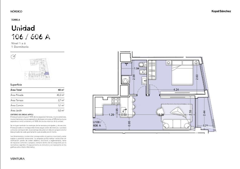 Alquiler Apartamento 1 dormitorio al frente en La Blanqueada · Foto 10