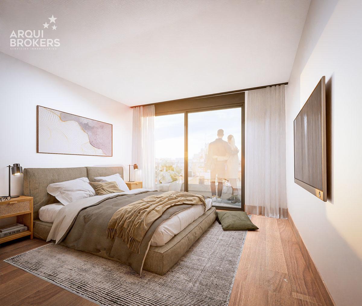 Apartamento de 1 dormitorio en venta en Cordón - 1001