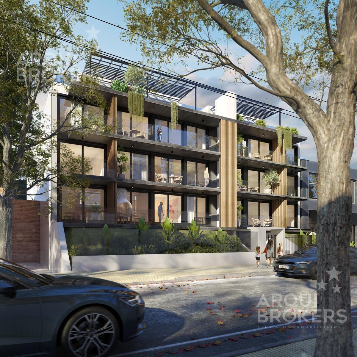 Apartamento de dos dormitorios con patio en venta en Malvín
