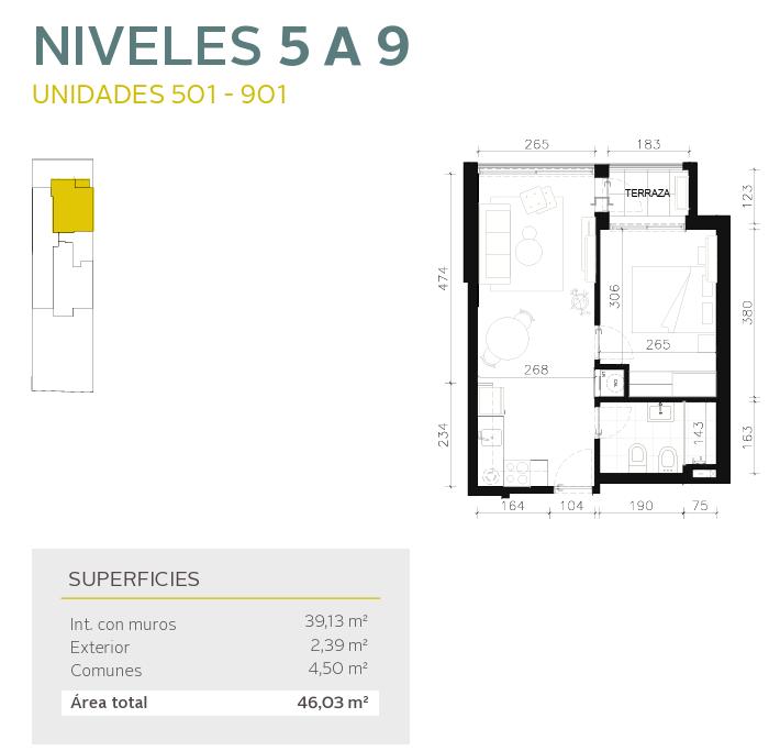 Venta De Apartamento De 1 Dormitorio Y Balcón Al Frente. Cordón Sur