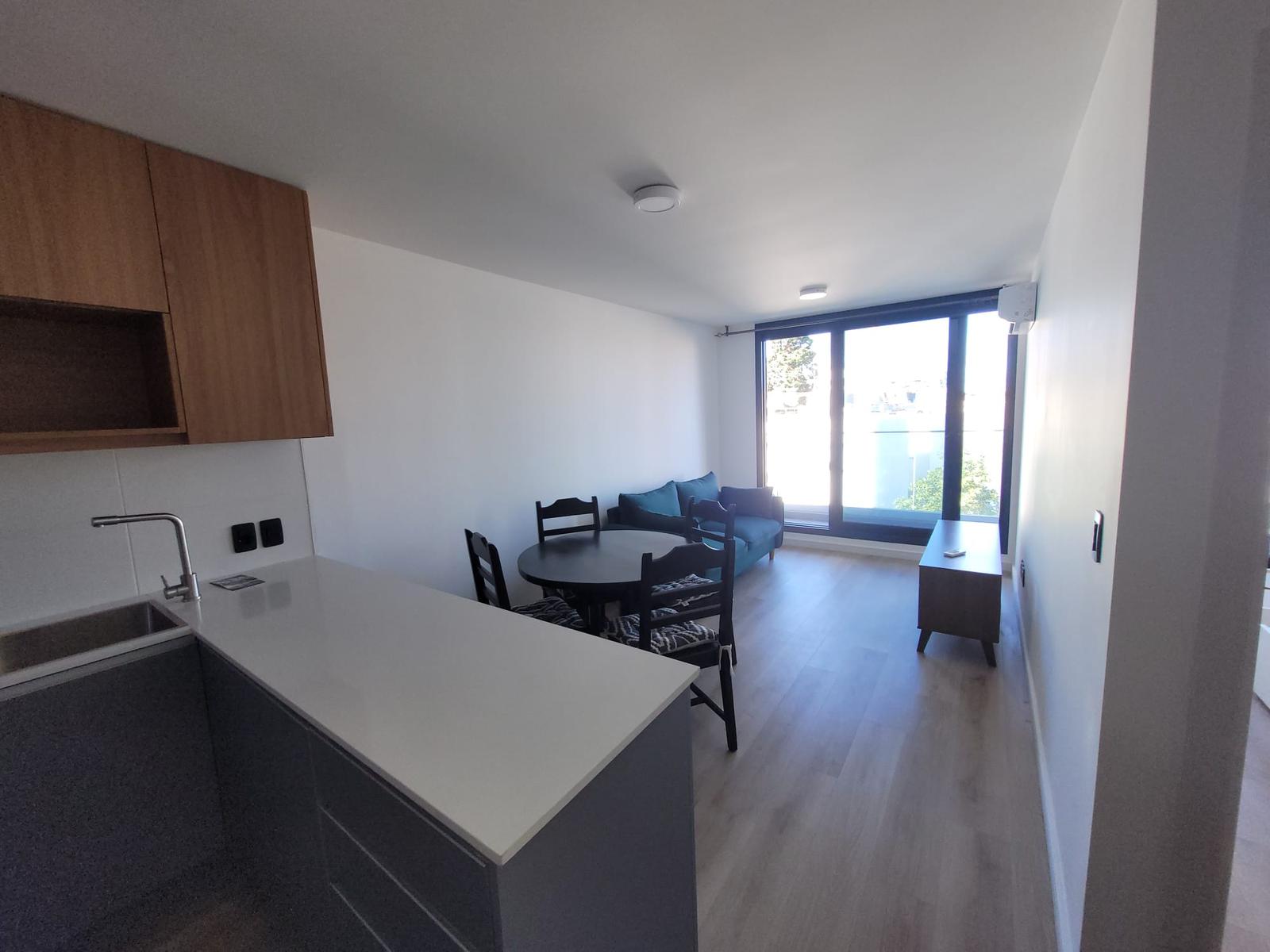 Apartamento a estrenar 1 dorm con terraza, con garage Los Olimpicos. La Blanqueada