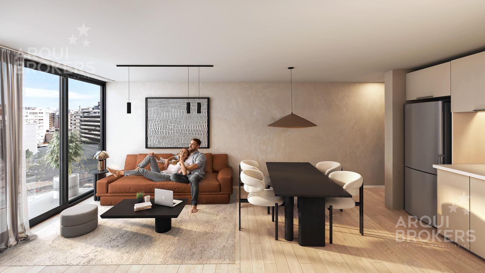Apartamento de un dormitorio en venta en Pocitos - 805