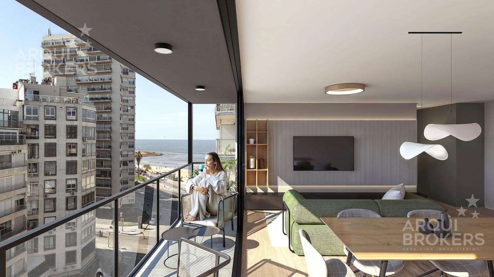 Apartamento de un dormitorio en venta en Pocitos - 806